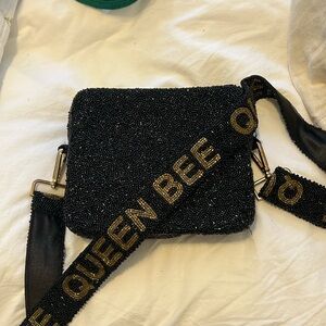 QUEEN BEE beaded Tiana Bag Crossbody